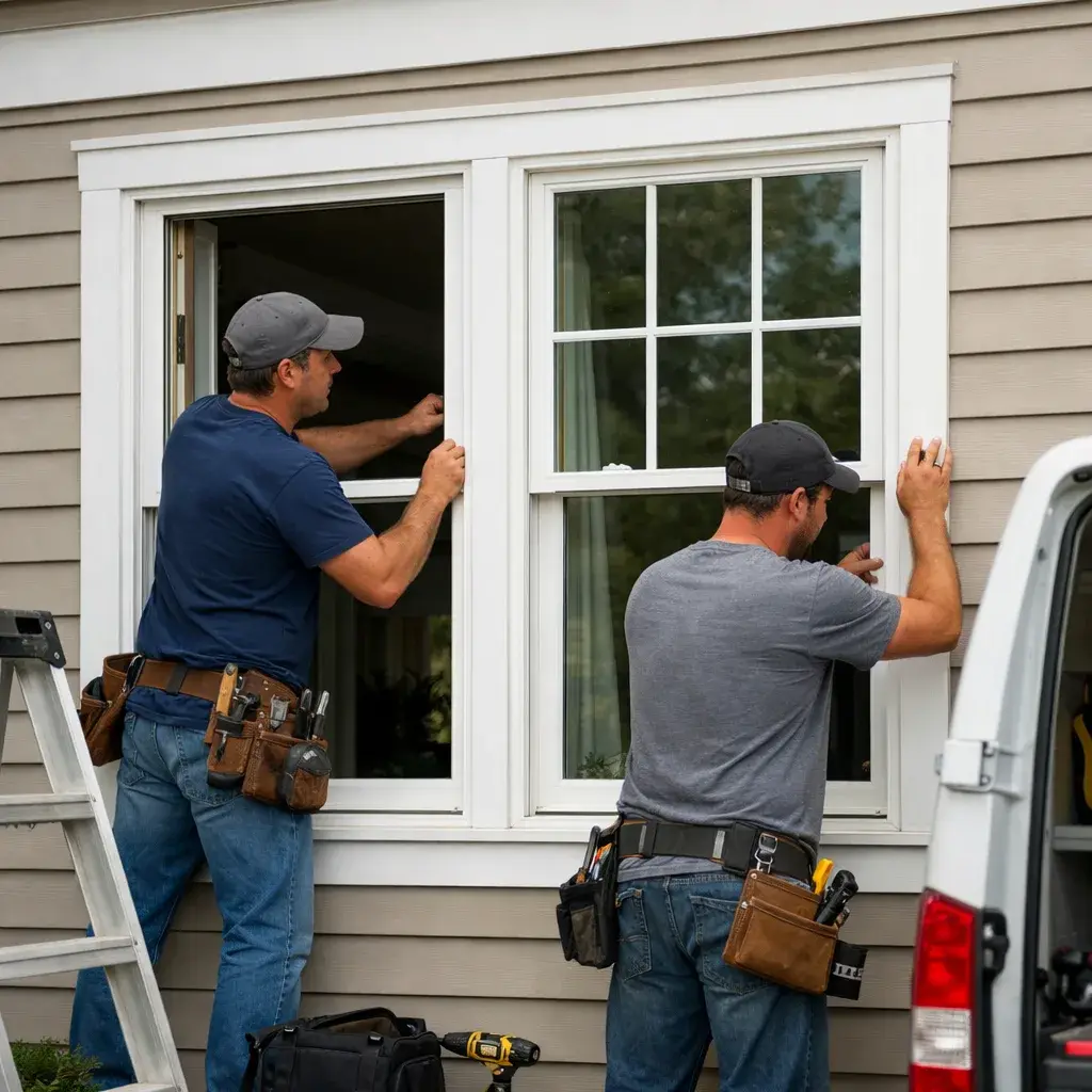 Green Valley — window installation
